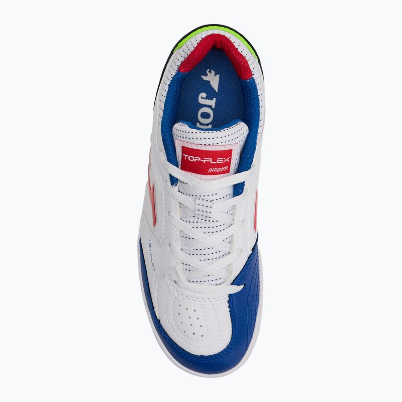 Fußballschuhe Kinder Joma Top Flex Jr IN white 5