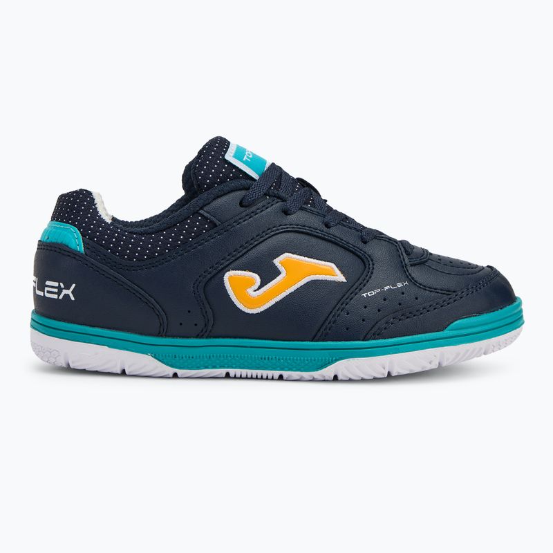 Kinder Fußballschuhe Joma Top Flex Jr IN navy/blau 2