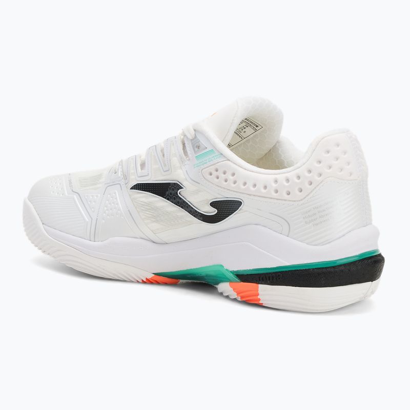 Padel-Schuhe Herren Joma Slam OM white/ turquoise 3