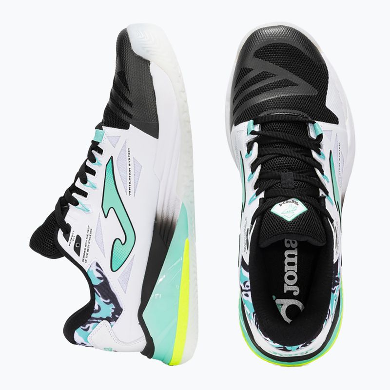 Padel-Schuhe Herren Joma Spin OM white/ turquoise 8