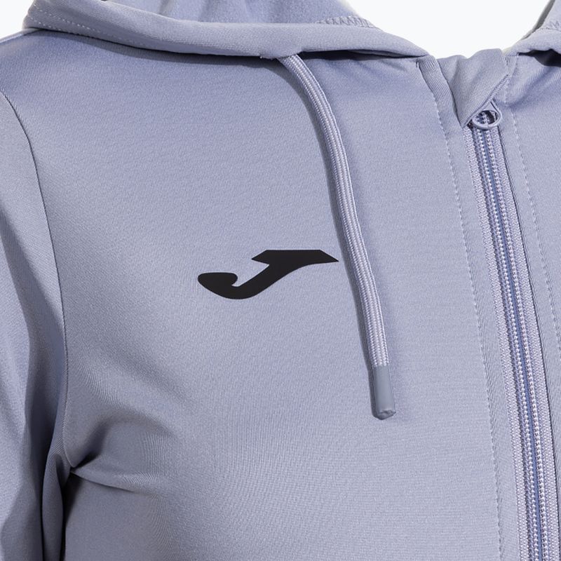Damen Tennis Sweatshirt Joma Sculpture II Zip-Up Hoodie W blau 3