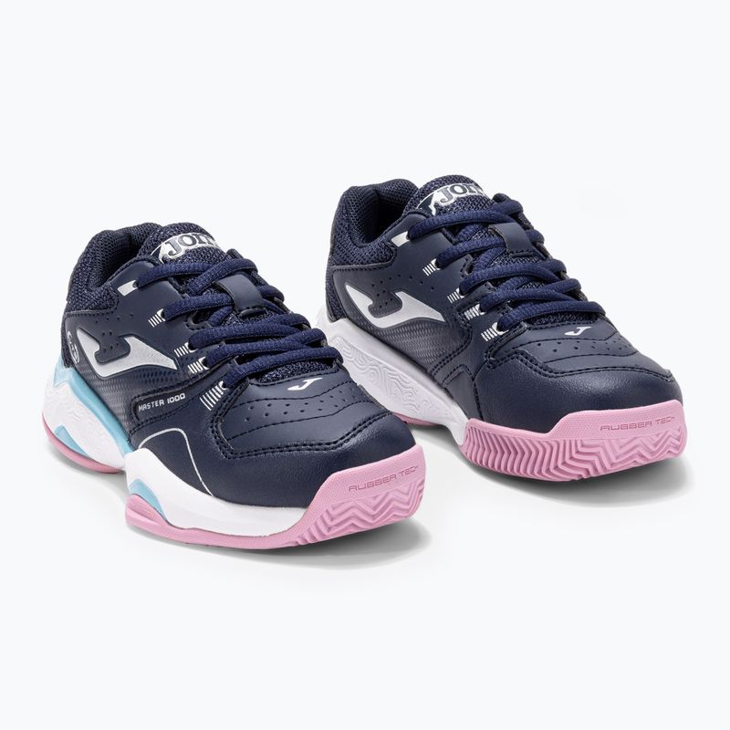 Kinder-Tennisschuhe Joma Master 1000 JR C navy blau/ rosa 2