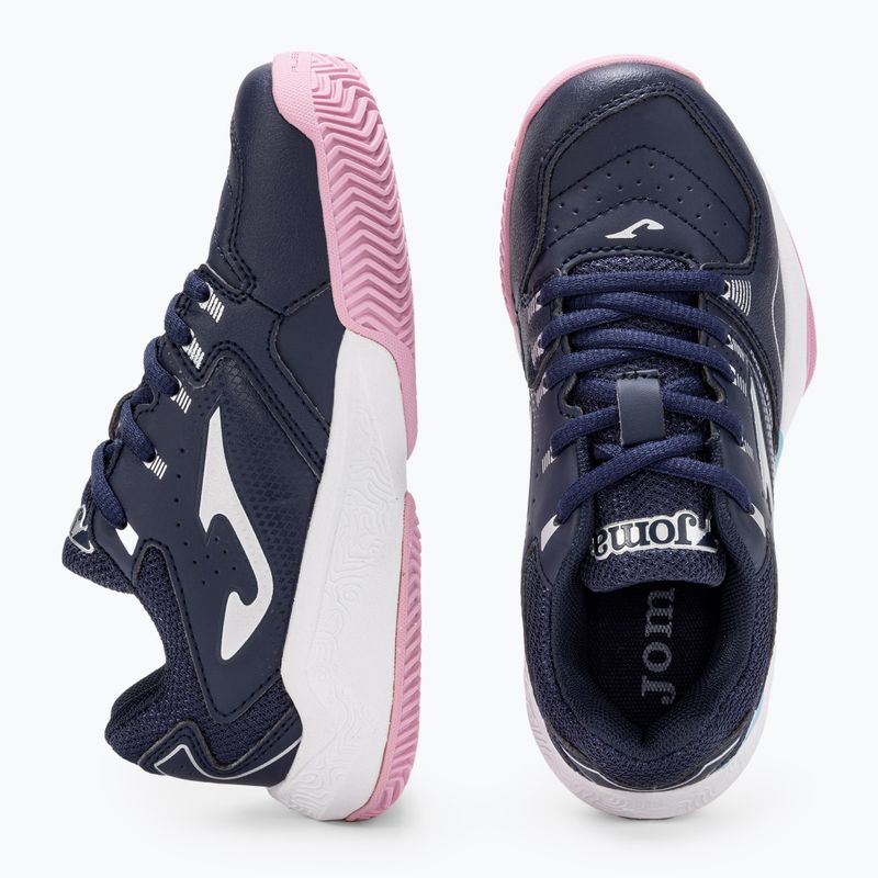 Kinder-Tennisschuhe Joma Master 1000 JR C navy blau/ rosa 5