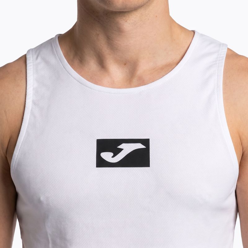 Herren Joma R-City weißes Laufshirt 4