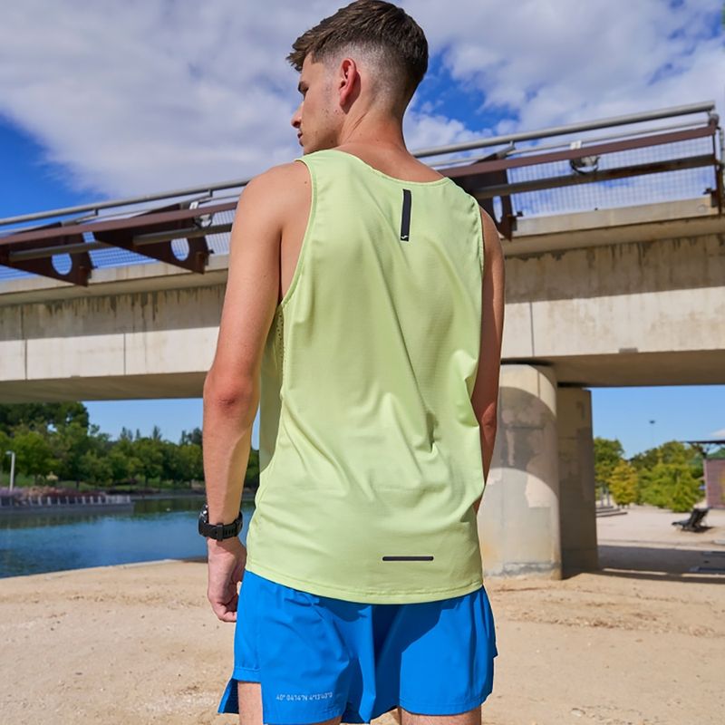 Herren Joma R-City lime Laufshirt 4
