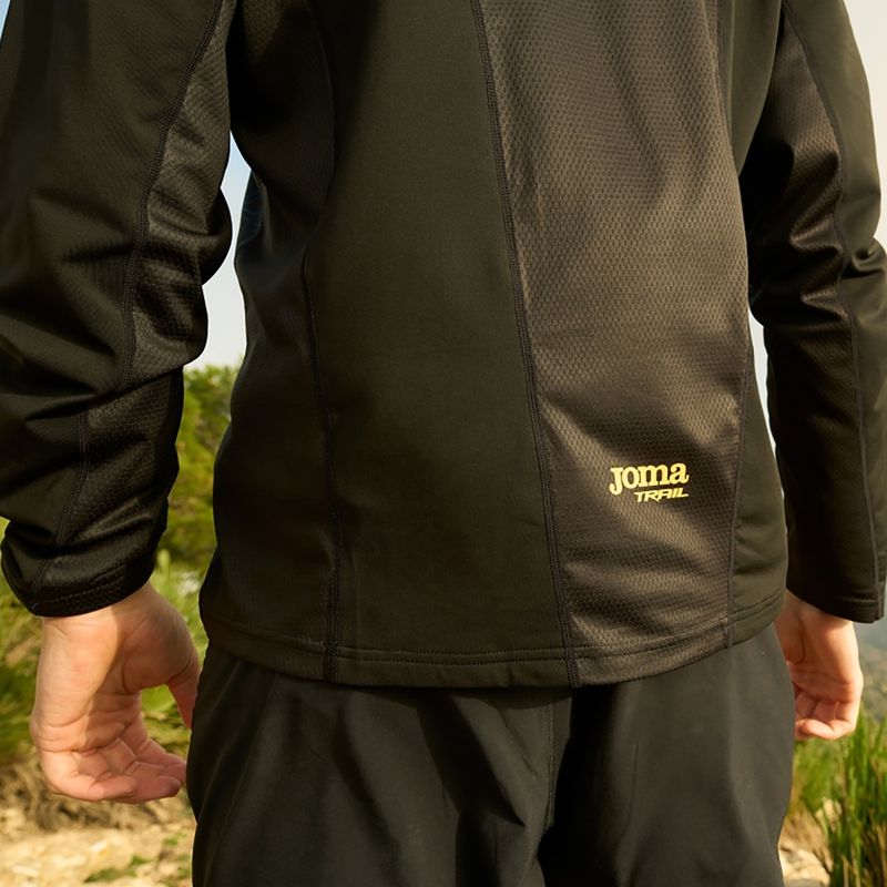 Herren Joma R-Nature Lauf-Langarmshirt schwarz 9