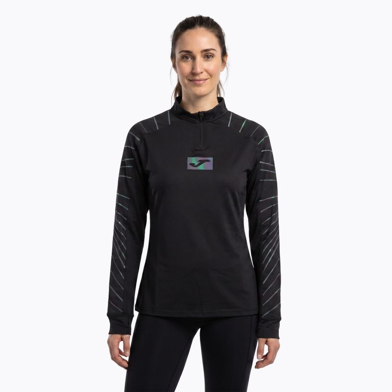 Damen Joma R-Night Laufsweatshirt schwarz