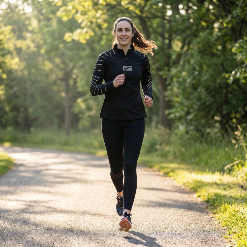 Damen Joma R-Night Laufsweatshirt schwarz 13