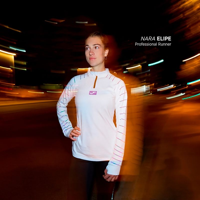 Damen Laufsweatshirt Joma R-Night weiß 5