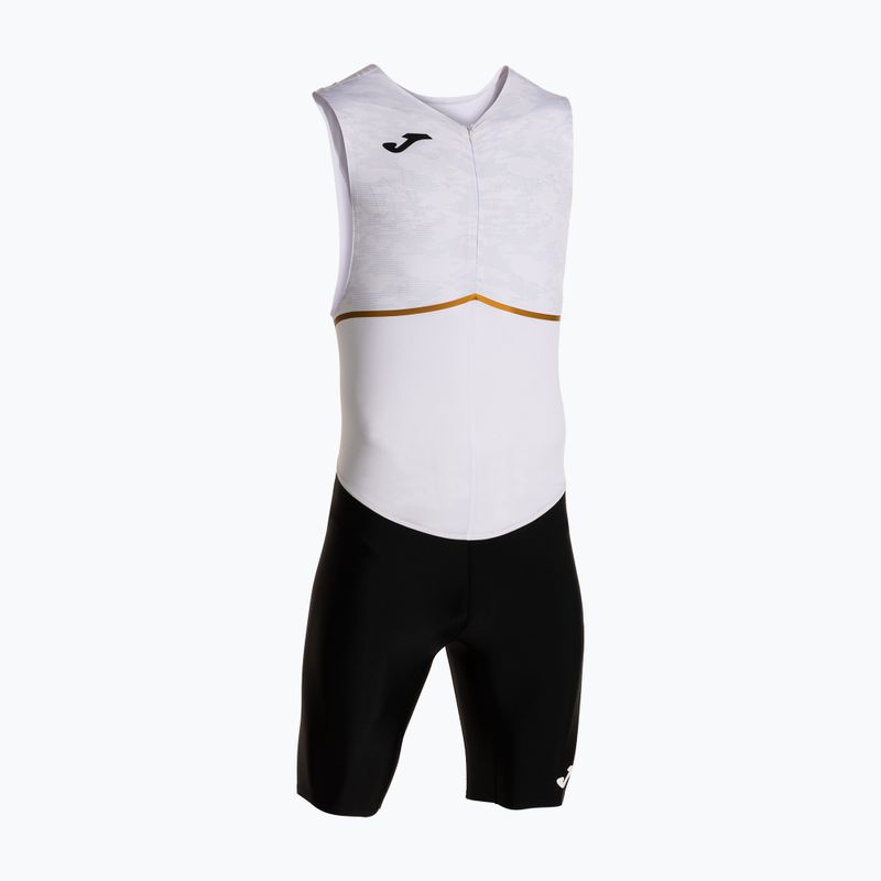 Herren Triathlonanzug Joma Record III Bodysuit weiß/schwarz