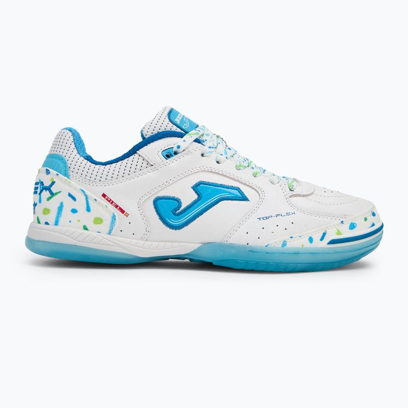 Fußballschuhe Herren Joma Top Flex IN white/blue 2
