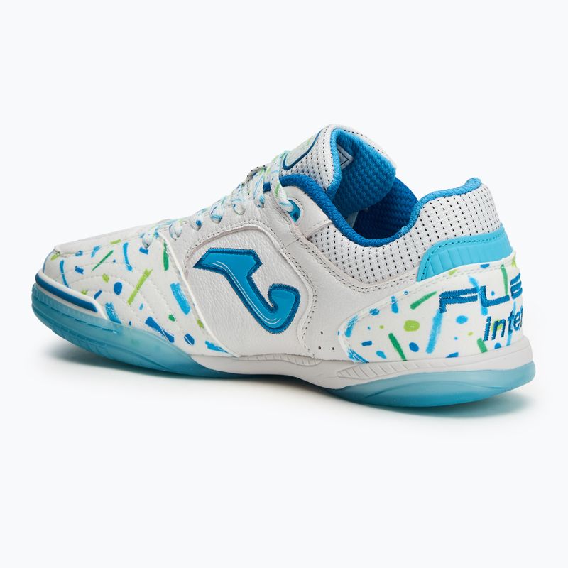 Fußballschuhe Herren Joma Top Flex IN white/blue 3