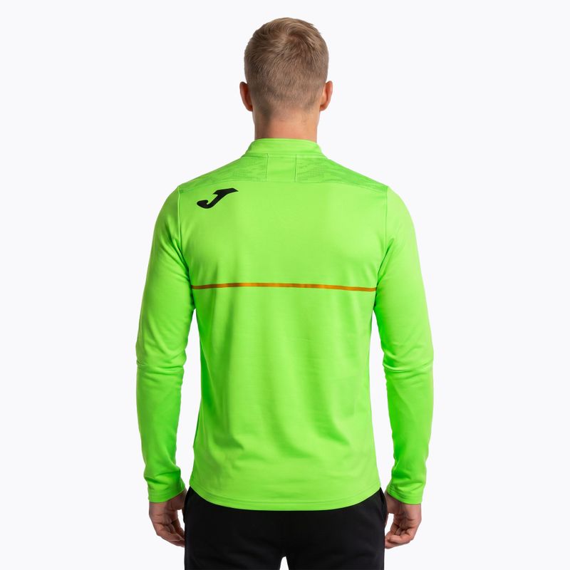 Herren Joma Record III fluor grünes Laufsweatshirt 3