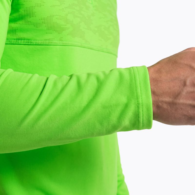 Herren Joma Record III fluor grünes Laufsweatshirt 4