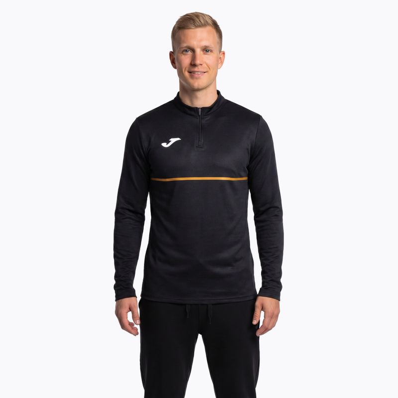 Herren Joma Record III Laufsweatshirt schwarz