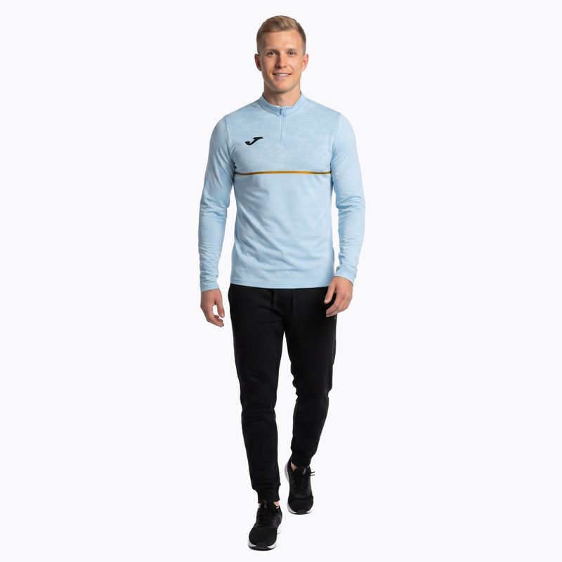 Herren Joma Record III Laufsweatshirt hellblau 2