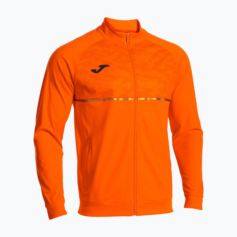 Herren Joma Record III Full Zip Laufsweatshirt orange