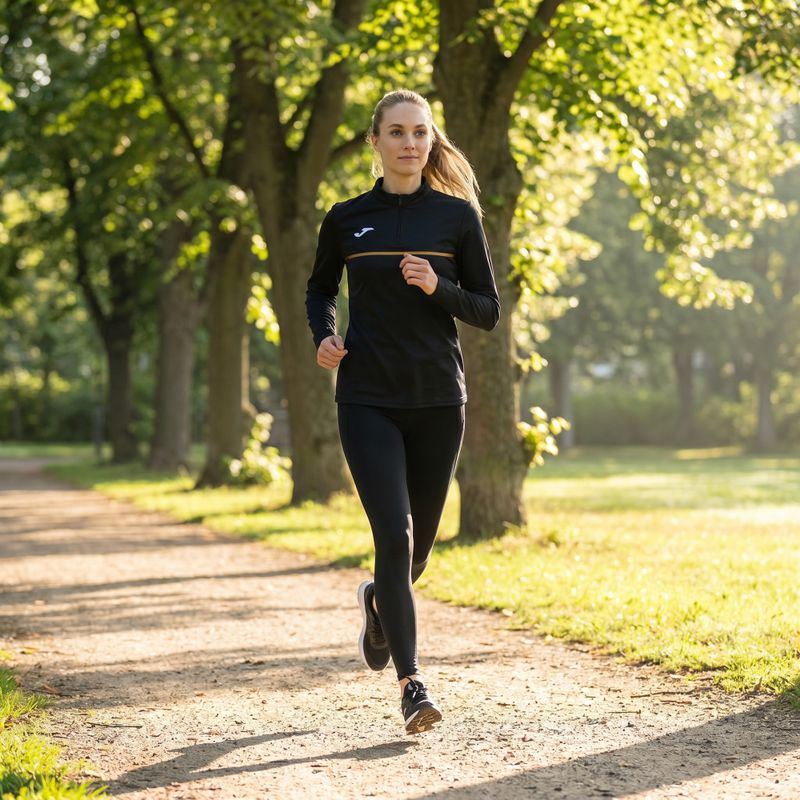 Joma Record III Damen Laufsweatshirt schwarz 10