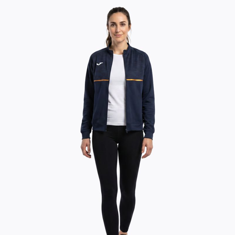 Women's Joma Record III Full Zip Laufshirt navy 2
