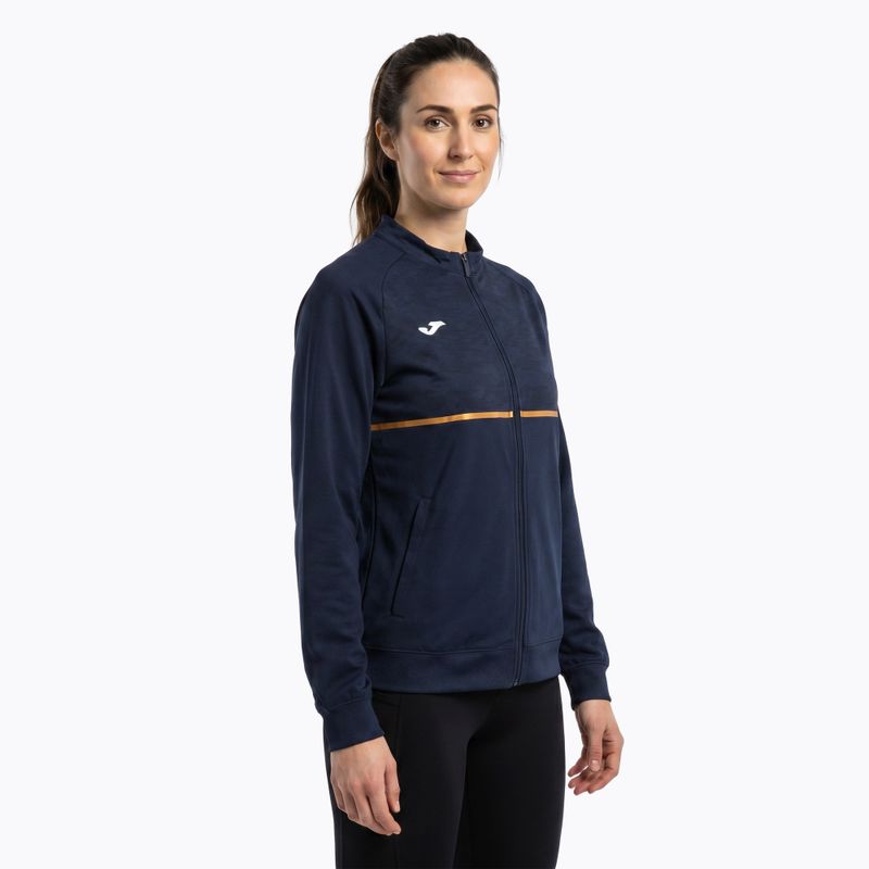 Women's Joma Record III Full Zip Laufshirt navy 3