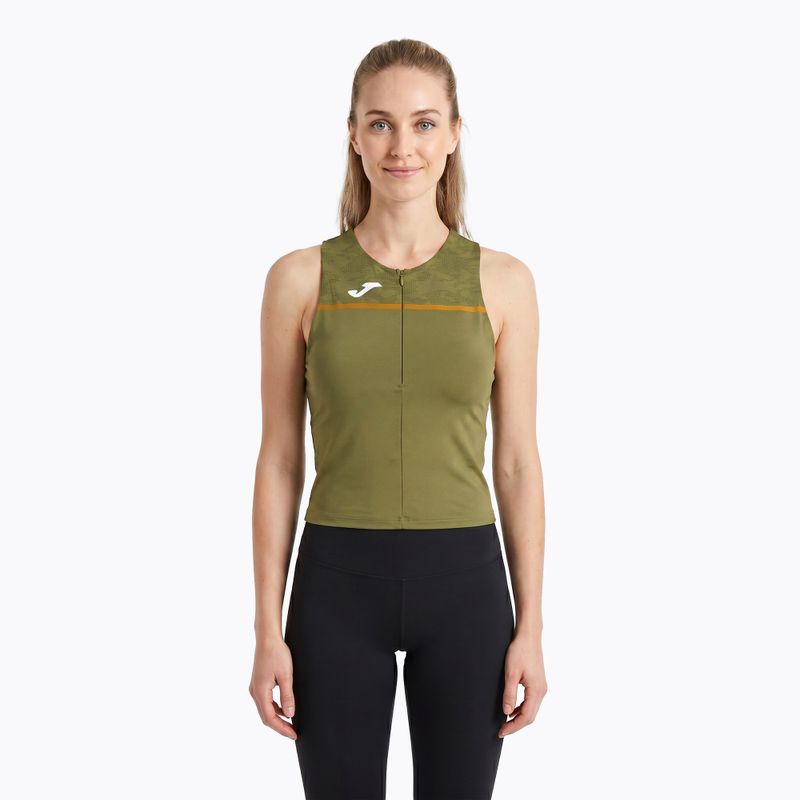 Damen Joma Record III Top khaki Laufshirt