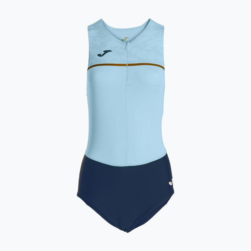 Damen Triathlon Badeanzug Joma Record III Bodysuit himmelblau-navy