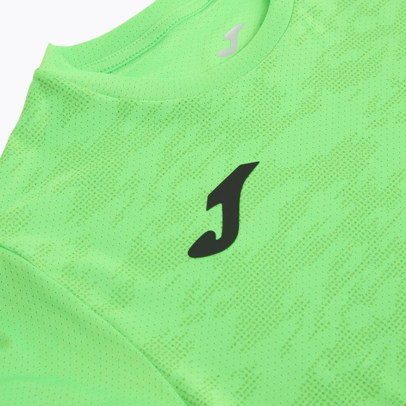 Herren Joma Record III fluor grünes Laufshirt 4