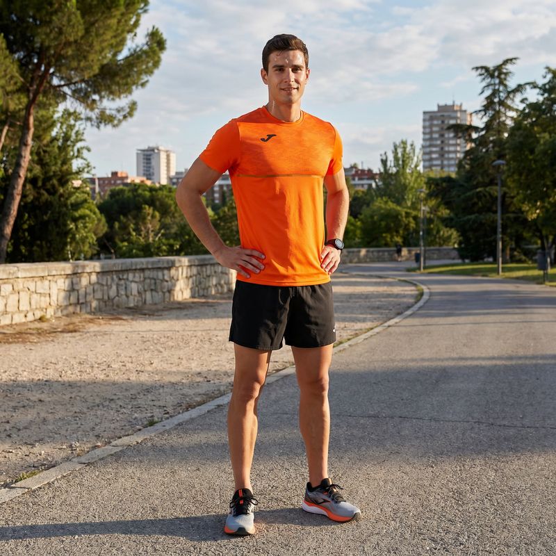 Herren Joma Record III Laufshirt orange 6