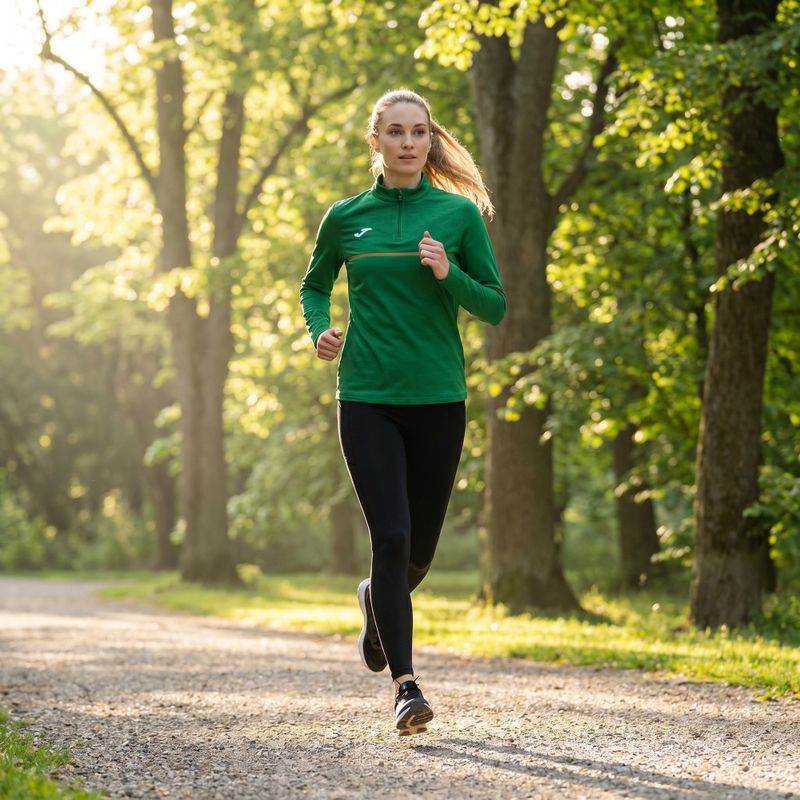 Joma Record III Damen Laufsweatshirt grün 9