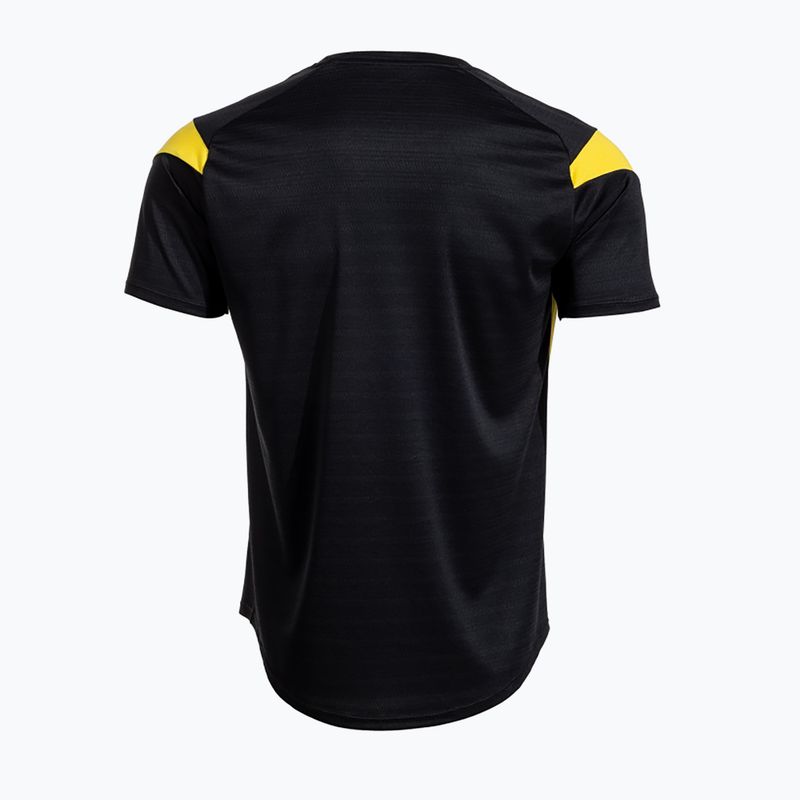Herren Joma Montreal T-Shirt schwarz/gelb 2
