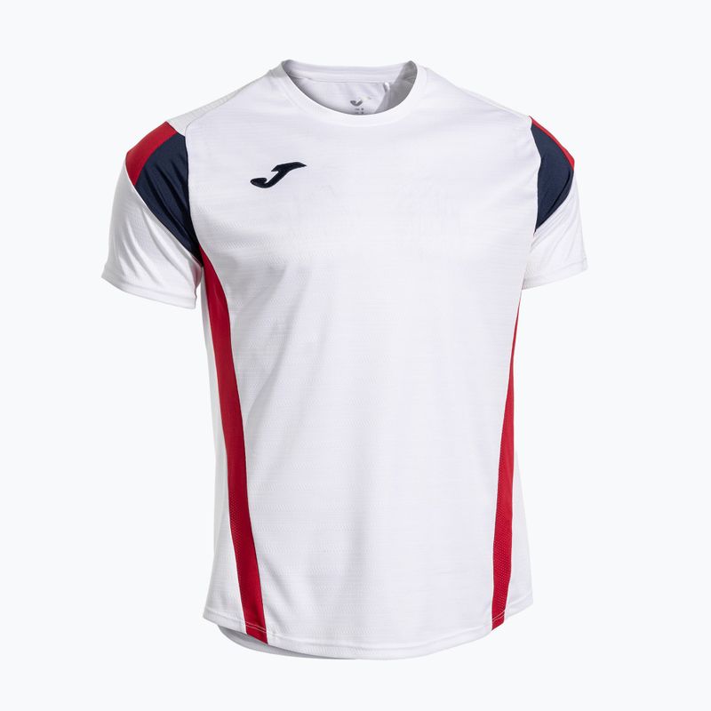 Herren Joma Montreal T-shirt weiß/rot 4