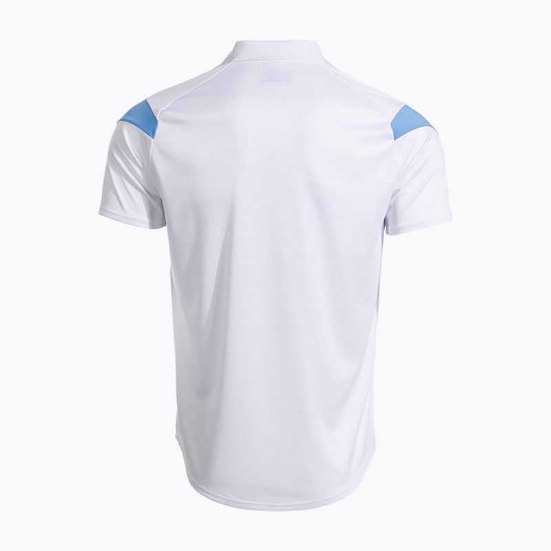 Herren-Tennisshirt Joma Montreal weiß/himmelblau 3