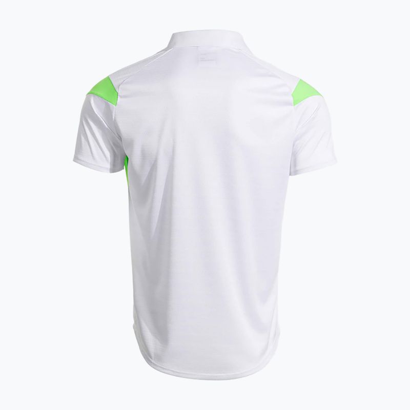 Herren-Tennisshirt Joma Montreal weiß/fluorgrün 3