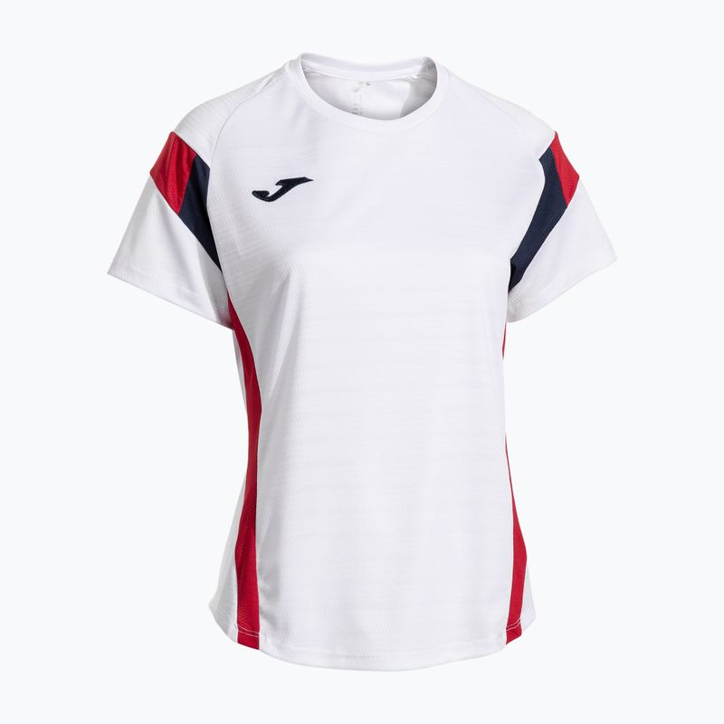 Damen-Tennisshirt Joma Montreal weiß / rot 3