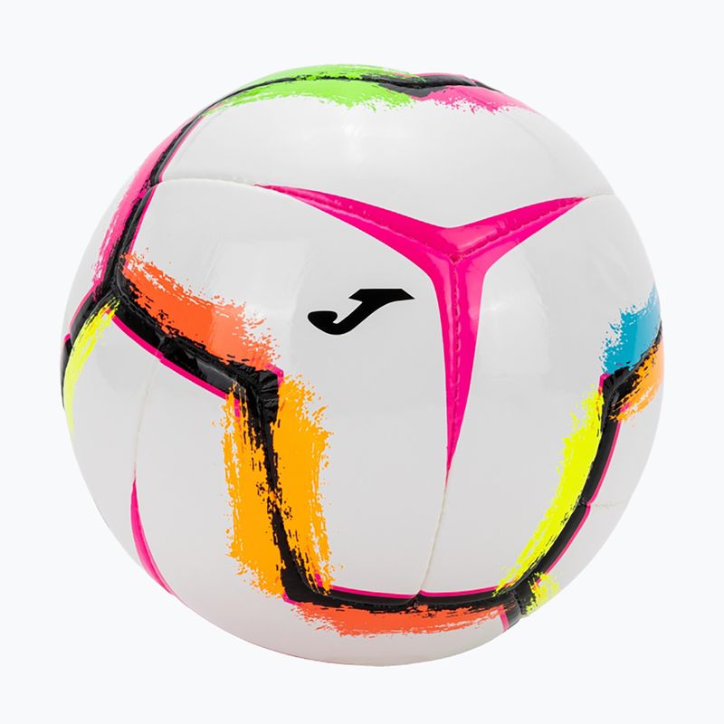 Fußball Joma Halley II weiß/fluor pink Größe 4 2