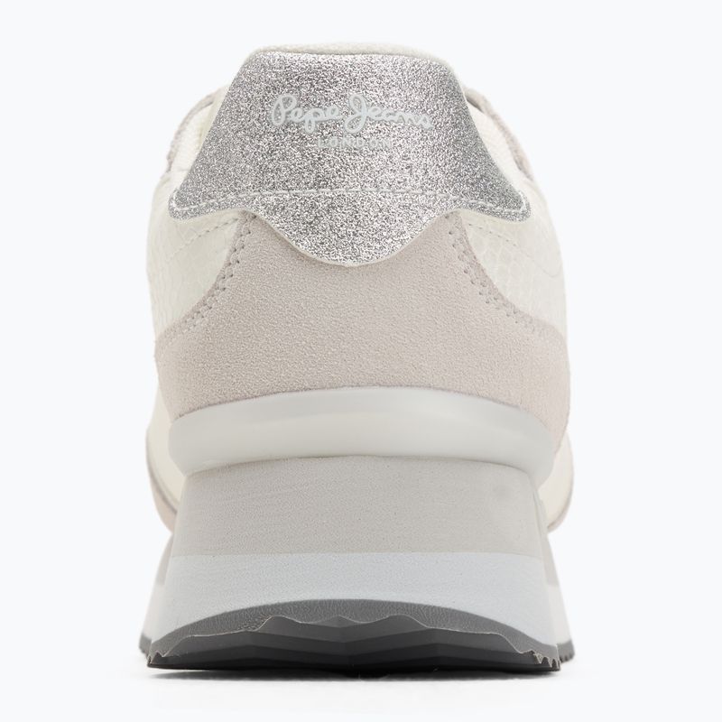 Schuhe Damen Pepe Jeans Rusper Shine white 6