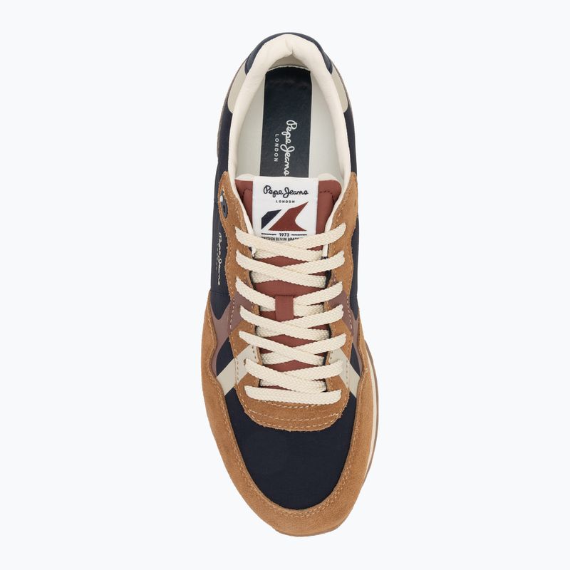 Herrenschuhe Pepe Jeans Brit Cover cognac brown 5