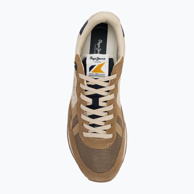 Herrenschuhe Pepe Jeans Brit Camp camel beige 5