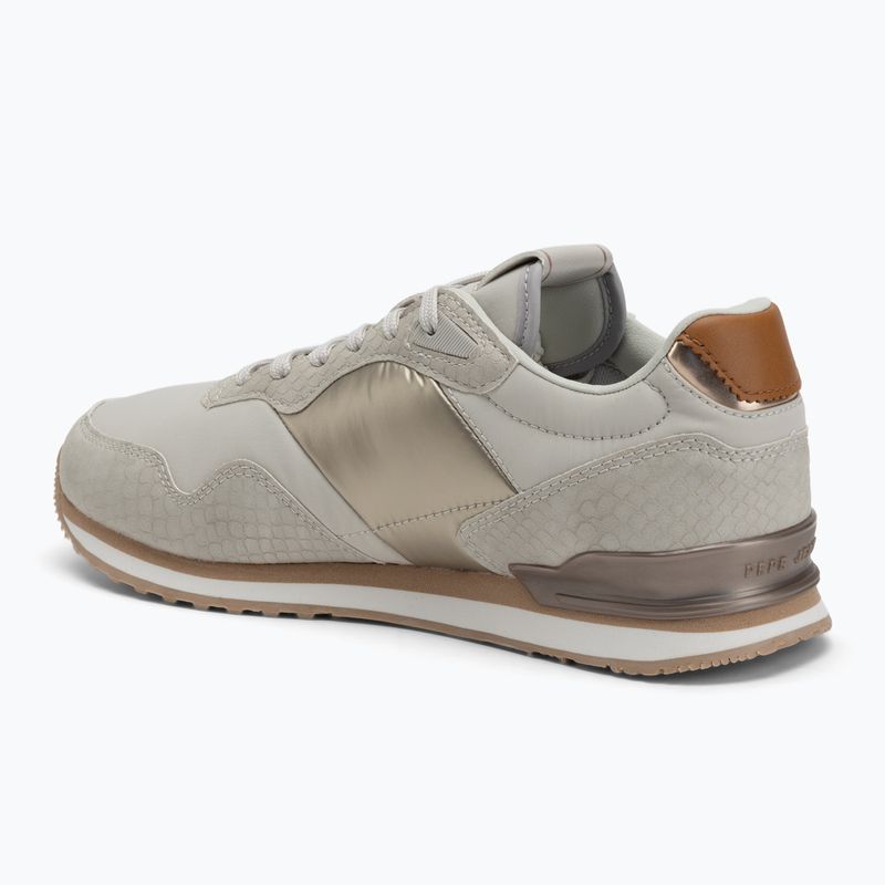 Schuhe Damen Pepe Jeans London Mix whitewash/white 3