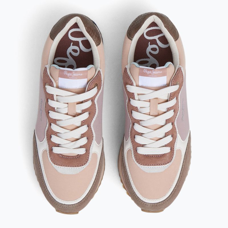 Damenschuhe Pepe Jeans Rusper Combi mud brown 3