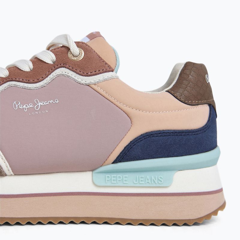 Damenschuhe Pepe Jeans Rusper Combi mud brown 6