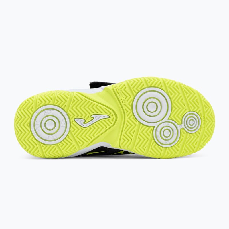 Kinder-Fußballschuhe Joma Super Copa Jr IN schwarz/fünfgelb 4