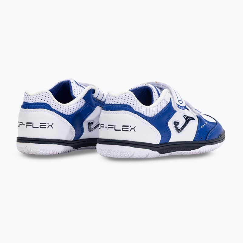 Kinder-Fußballschuhe Joma Top Flex Jr IN royalblau/weiß 10
