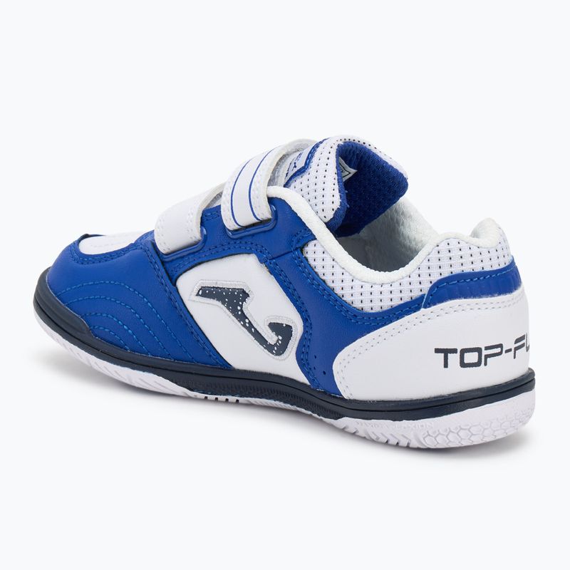Kinder-Fußballschuhe Joma Top Flex Jr IN royalblau/weiß 3