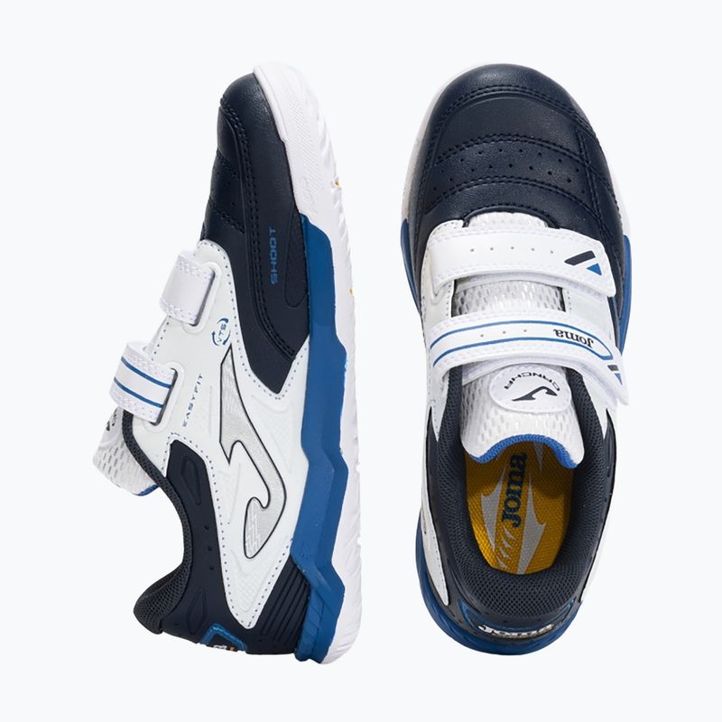 Kinder-Fußballschuhe Joma Cancha Jr IN marineblau/weiß 4