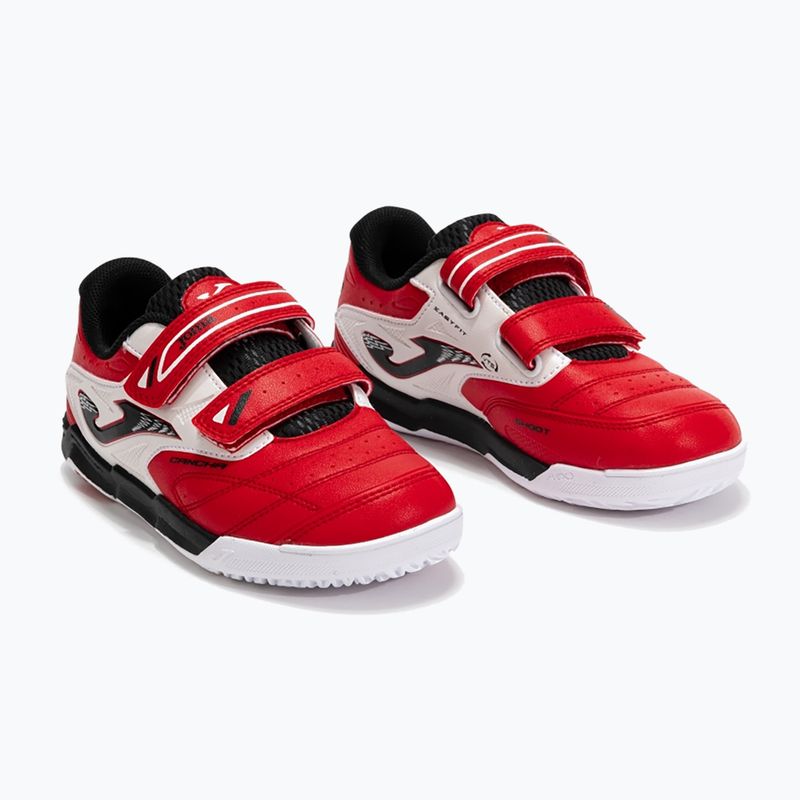 Kinderfußballschuhe Joma Cancha Jr IN rot/weiß 2