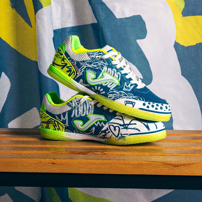 Herren-Fußballschuhe Joma Top Flex IN royal blue/pito 9