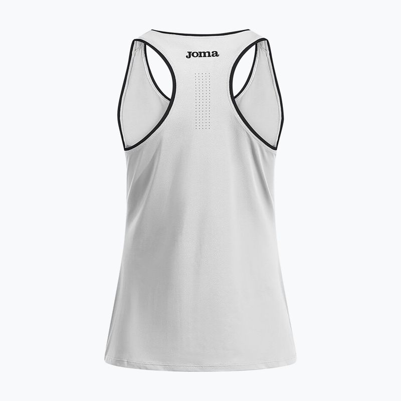 Tennisshirt Damen Joma Torneo Tank Top W white 2