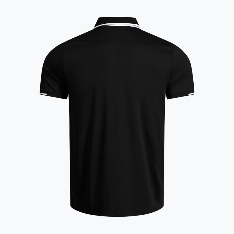 Herren Tennis-Poloshirt Joma Torneo Polo black 2