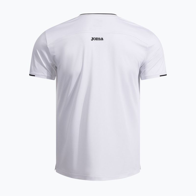 Herren-Tennisshirt Joma Torneo white 2